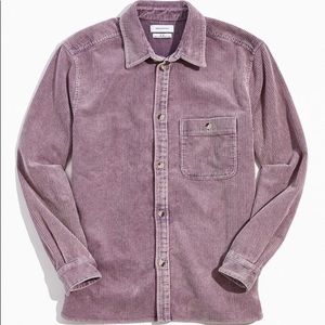UO Big Corduroy Work Shirt (lavender)